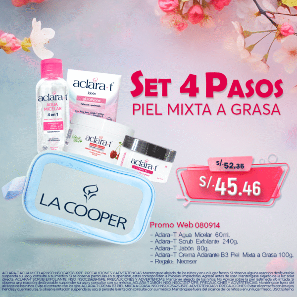 SET 4 PASOS - PIEL MIXTA A GRASA