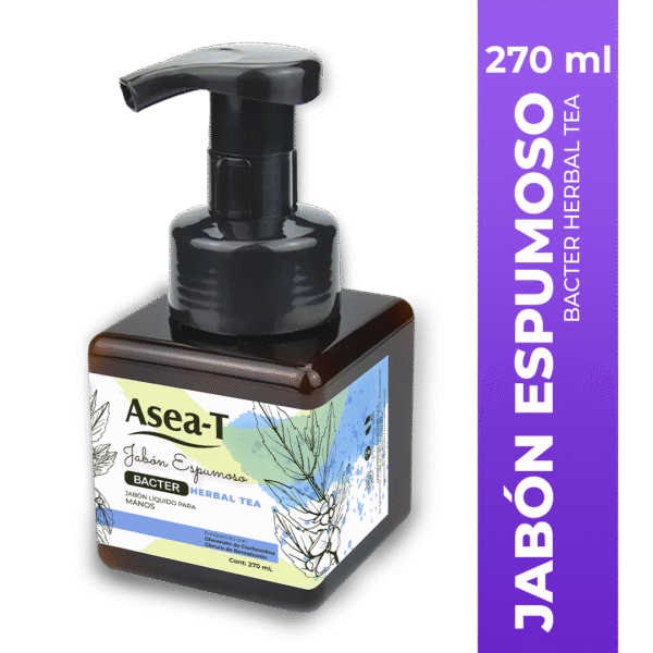 ASEA-T JABÓN ESPUMOSO BACTER HERBAL TEA x 270ml