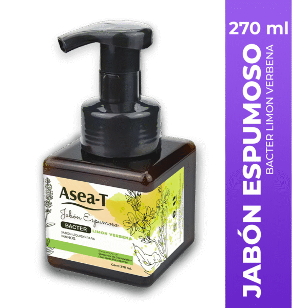 ASEA-T JABÓN ESPUMOSO BACTER LIMON VERBENA x 270ml