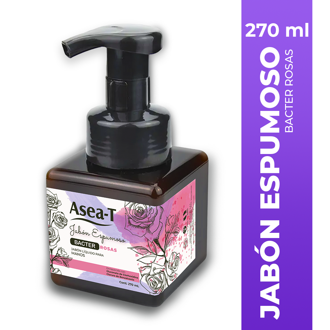 JABON ESPUMOSO ROSAS