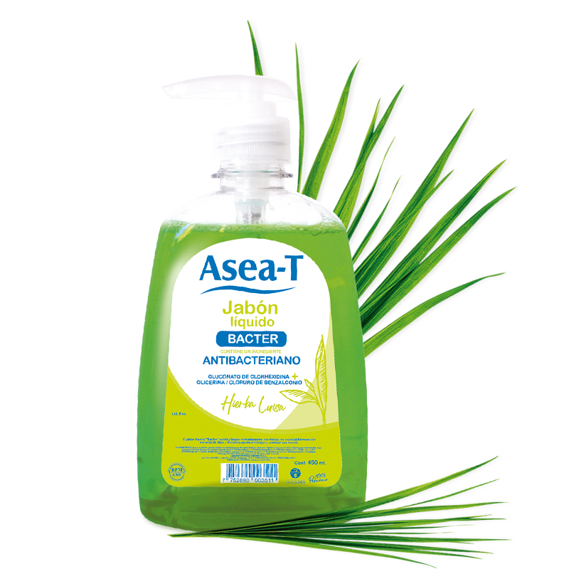 Jabón Liquido Bacter Hierba Luisa x 450 mL