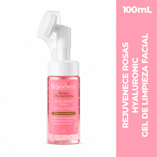 LA COOPER REJUVENECE PLUS ROSAS HYALURONIC GEL DE LIMPIEZA FACIAL x 100mL