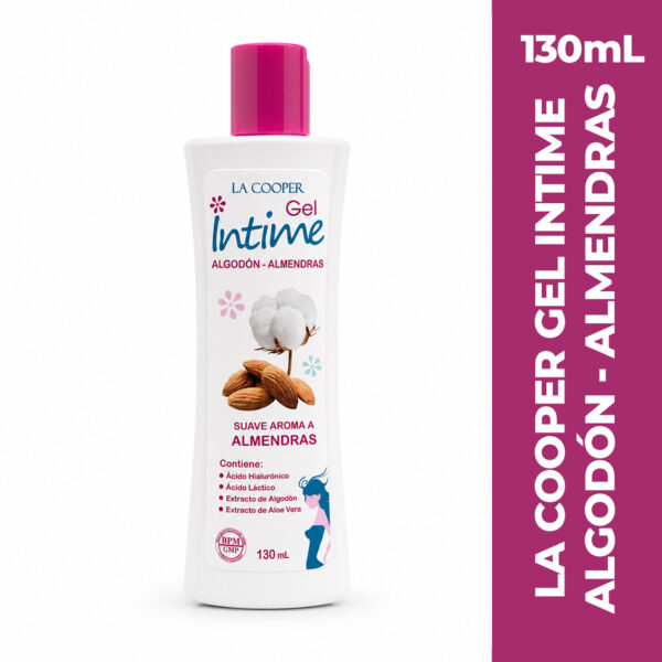 LA COOPER GEL ÍNTIME ALGODÓN - ALMENDRAS x 130mL